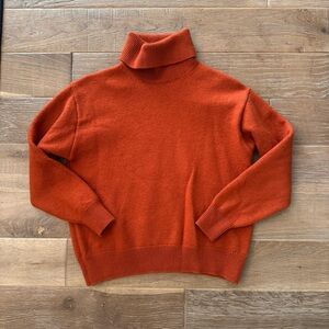 Wilfred Free Aritzia Rust Orange Sweater